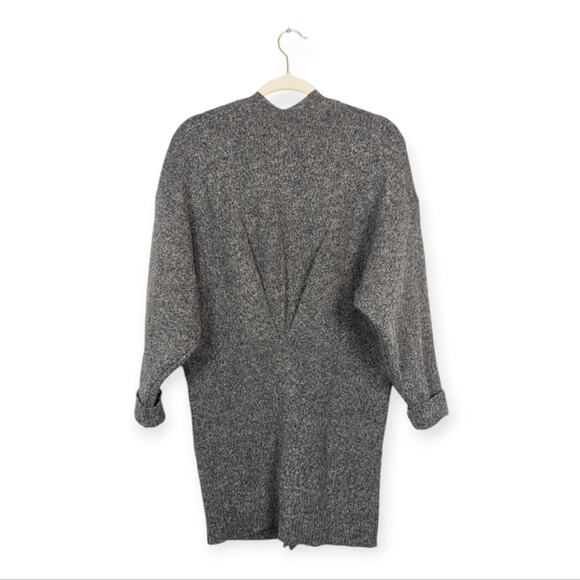 NWT Etoile Isabel Marant Grey Moana Cinched Wool Oversized Sweater Size 2 - Picture 2 of 9